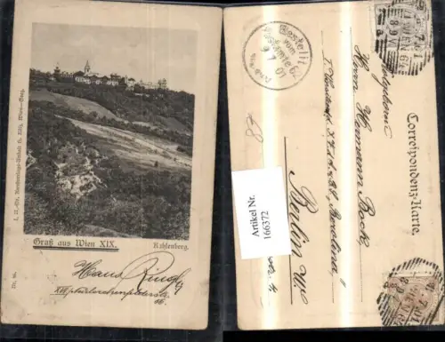 166372,Wien 19 Döbling Kahlenberg 1901