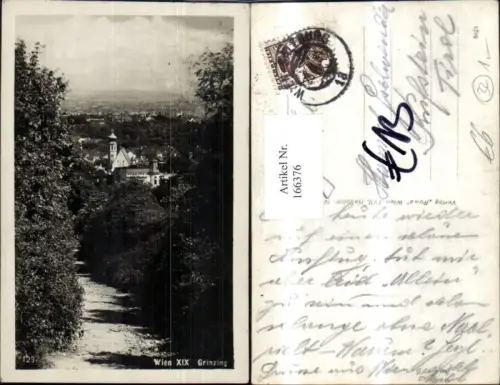 166376,Wien 19 Döbling Grinzing 1937