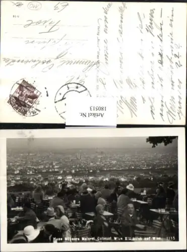 180513,Wien 19 Blick auf Wien Cobenzl Kobenzl Terrasse
