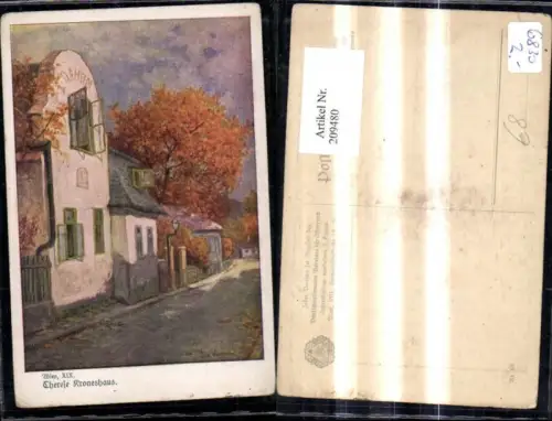 209480,Künstler Ak Döbling Therese Kroneshaus