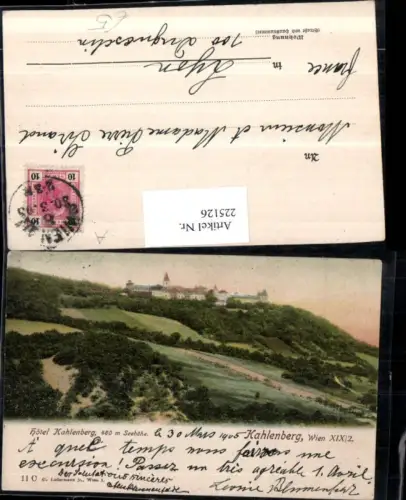 225126,Wien Döbling Kahlenberg Hotel