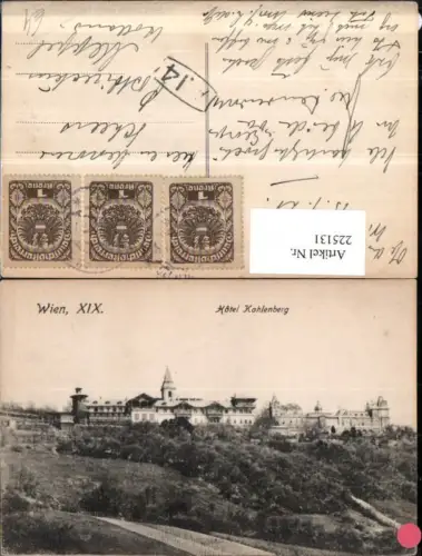 225131,Wien Döbling Hotel Kahlenberg