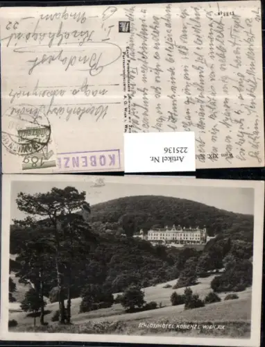 225136,Wien Döbling Schlosshotel Kobenzl pub Max Weiss Weisz 59