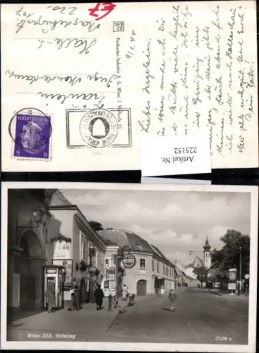 225152,Wien Döbling Grinzing Straßenansicht Heuriger Hencl