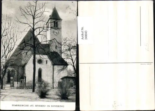 248043,Wien Döbling Pfarrkirche Kirche St. Severin in Sievering