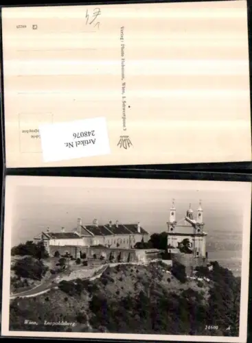 248076,Wien Döbling Leopoldsberg Kirjche pub Foto Hubmann 14600