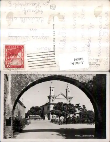 248093,Wien Döbling Leopoldsberg Kirche