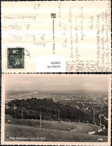248098,Wien Döbling Höhenstraße Blick auf Wien Totale