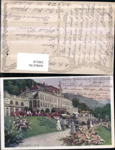 248118,Künstler AK Hans Götzinger Wien Döbling Schlosshotel Cobenzl Kobenzl pub Brüder Kohn B.K.W.I. 429/1