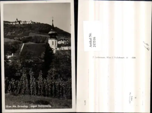 257516,Wien Döbling Grinzing Kirche geg. Kahlenberg