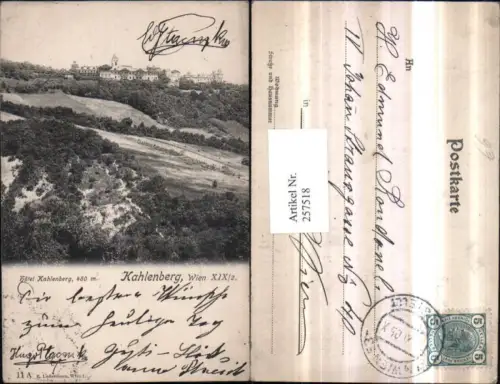 257518,Wien Döbling Kahlenberg Hotel