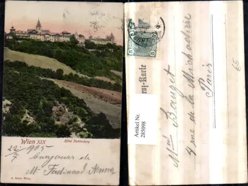 285098,Wien Döbling Hotel Kahlenberg