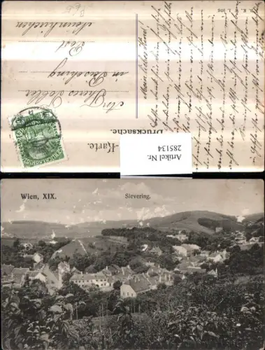 285134,Wien Döbling Sievering Totale
