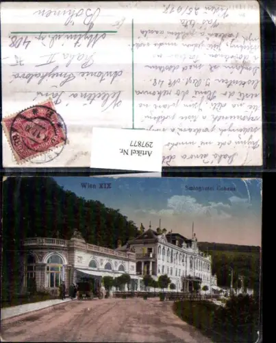 297877,Wien Döbling Schlosshotel Cobenzl