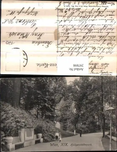 297898,Wien Döbling Heiligenstädterpark Partie pub Sperling 1475K