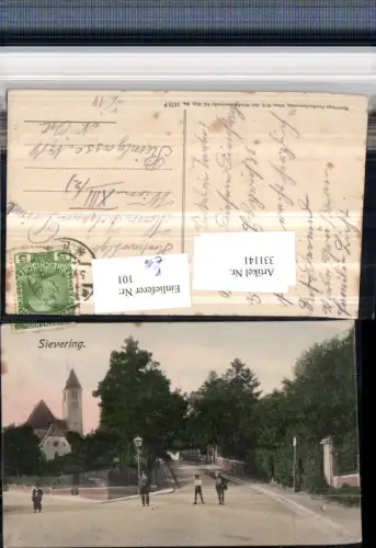 331141,Wien Döbling Sievering Straßenansicht Kirche pub Sperling 1475P