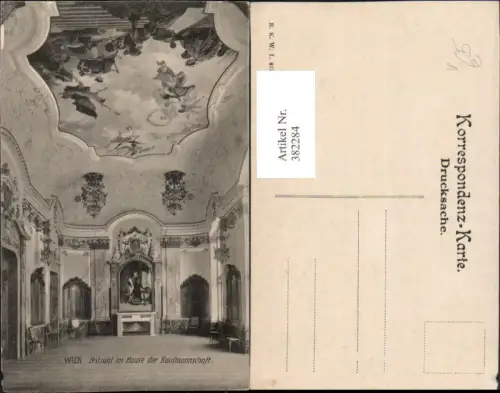 382284,Wien Döbling Haus der Kaufmannschaft Festsaal Innenansicht pub B.K.W.I. 875