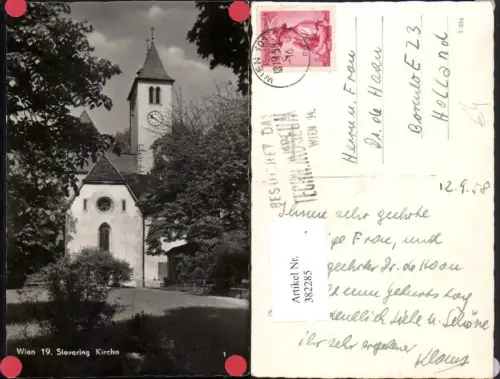 382285,Wien Döbling Sievering Kirche