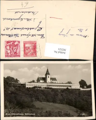 382321,Wien Döbling Höhenstraße Kahlenberg Kirche Restaurant