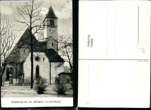 410090,Wien Döbling Sievering Pfarrkirche Kirche St. Severin