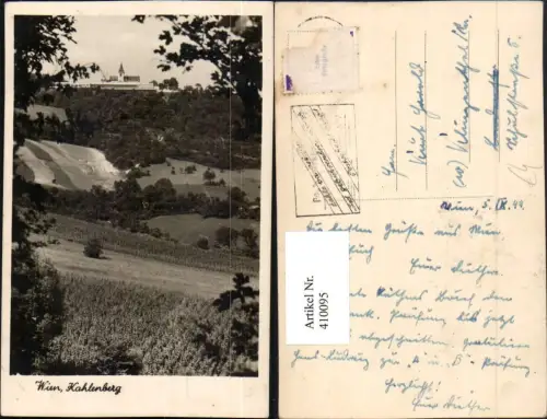 410095,Wien Döbling Blick auf Kahlenberg