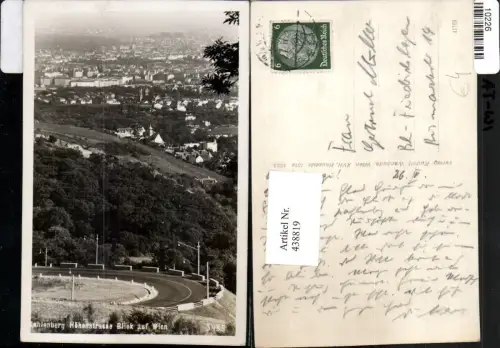 438819,Wien Döbling Teilansicht Kahlenberg Höhenstraße