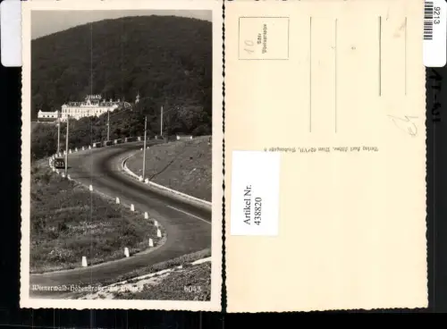 438820,Wien Döbling Wienerwald Höhenstraße m. Kobenzl Cobenzl