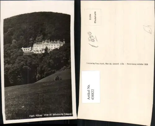 438822,Wien Döbling Hans Hübner Schlosshotel Cobenzl