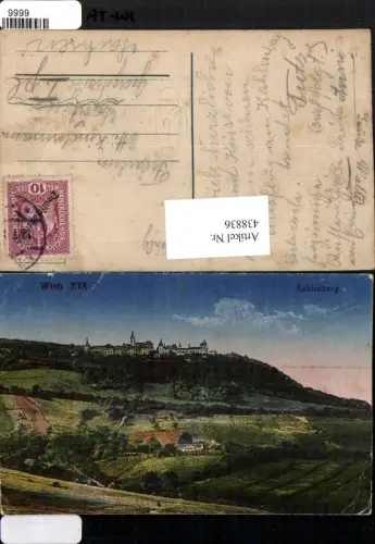 438836,Wien Döbling Kahlenberg Teilansicht