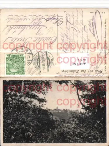 477791,Wien Döbling Blick auf den Kahlenberg