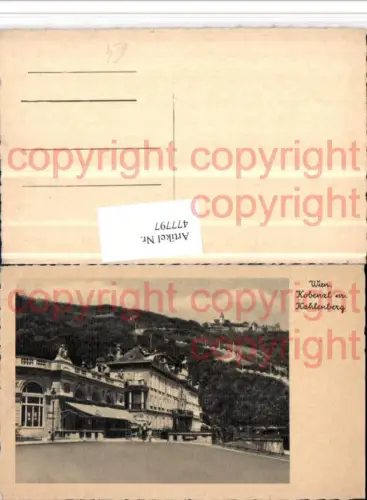 477797,Wien Döbling Schlosshotel Kobenzl m. Kahlenberg