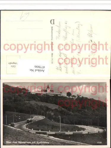 477806,Wien Döbling Höhenstraße m. Kahlenberg