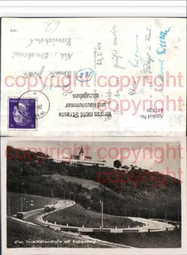 477820,Wien Döbling Höhenstraße m. Kahlenberg