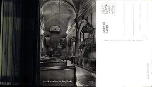 532900,Wien 19 Döbling Kahlenberg Josefskirche