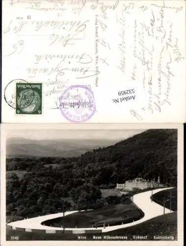 532959,Wien 19 Döbling Cobenzl Höhenstrasse kahlenberg