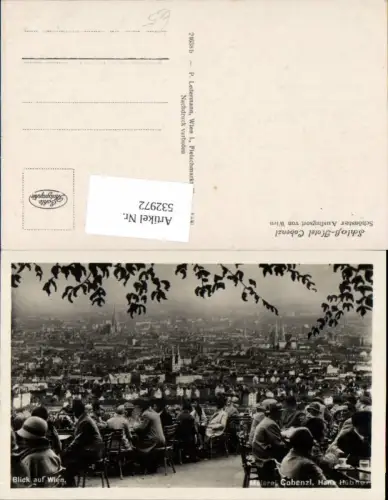 532972,Wien 19 Döbling Hans Hübner Cobenzl Terrasse Leute