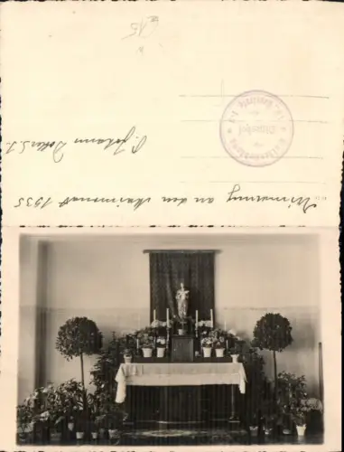 539096,tolle Foto-AK Wien Döbling Devrientgasse Kirche Altar