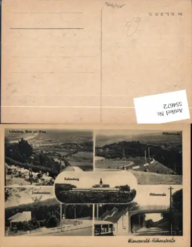 554672,Wien 19 Döbling Wienerwald Josefinenhütte Leopoldsberg Kahlenberg