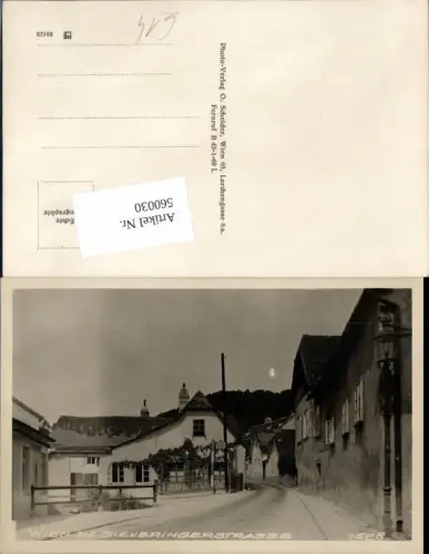 560030,tolle Foto-AK Wien Döbling Sievering Sieveringerstrasse