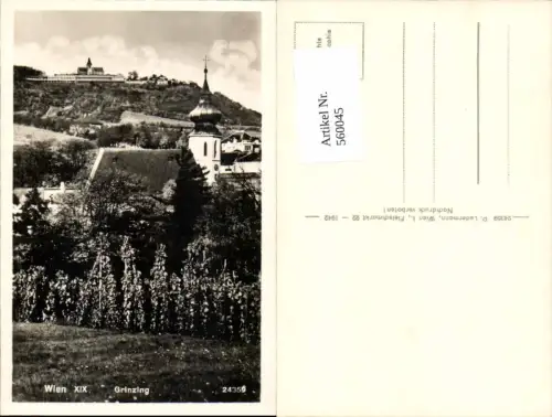 560045,Wien Döbling Grinzing auf Kahlenberg Leopoldsberg