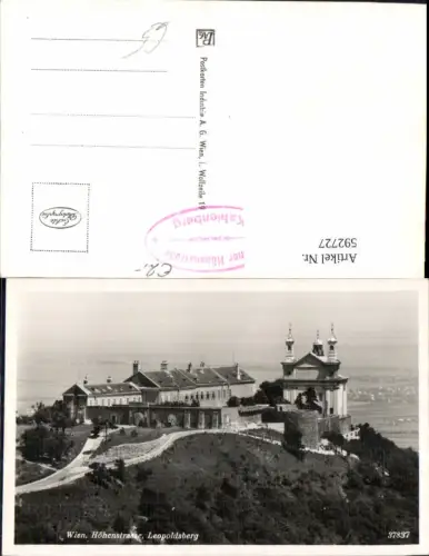 592727,Foto Ak Wien Döbling Leopoldsberg Höhenstraße Vienna