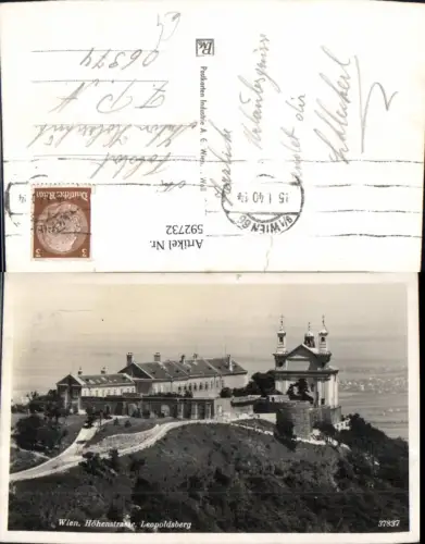 592732,Foto Ak Wien Döbling Höhenstraße Leopoldsberg Vienna