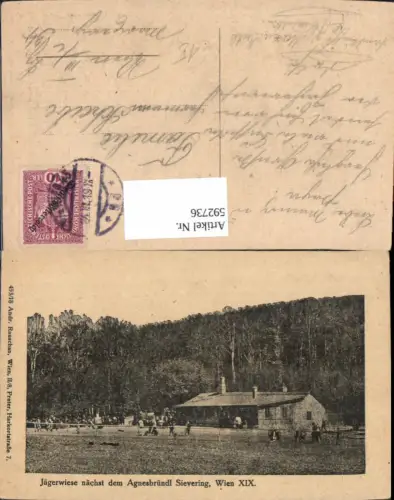 592736,Wien Döbling Jägerwiese Agnesbründl Sievering Vienna