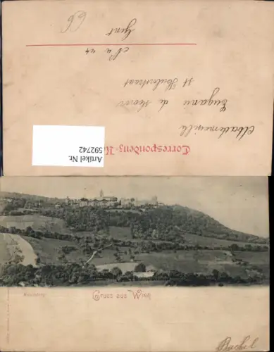 592742,Litho Wien Döbling Kahlenberg Vienna