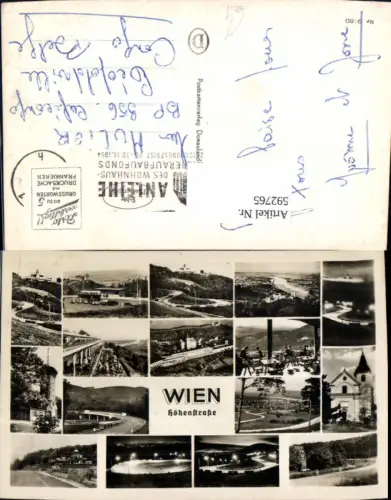 592765,Mehrbild Ak Wien Döbling Höhenstraße Leopoldsberg Kahlenberg Vienna
