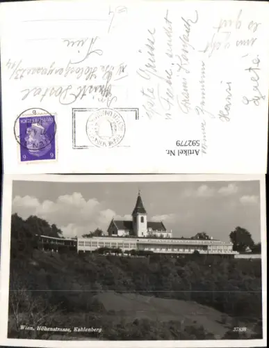 592779,Foto Ak Wien Döbling Kahlenberg Höhenstraße Vienna