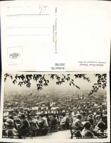 592780,Foto Ak Wien Döbling Kahlenberg Meierei Cobenzl Terrasse Vienna