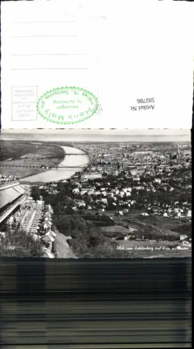 592786,Foto Ak Wien Döbling Blick v. Kahlenberg Vienna