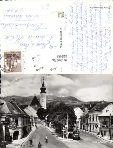 625483,Foto Ak Wien Vienna Döbling Grinzing Ansicht m. Hencl Heuriger