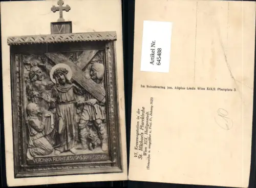 645488,Wien Döbling Heiligenstadt St. Michaels Pfarrkirche Kreuzweg